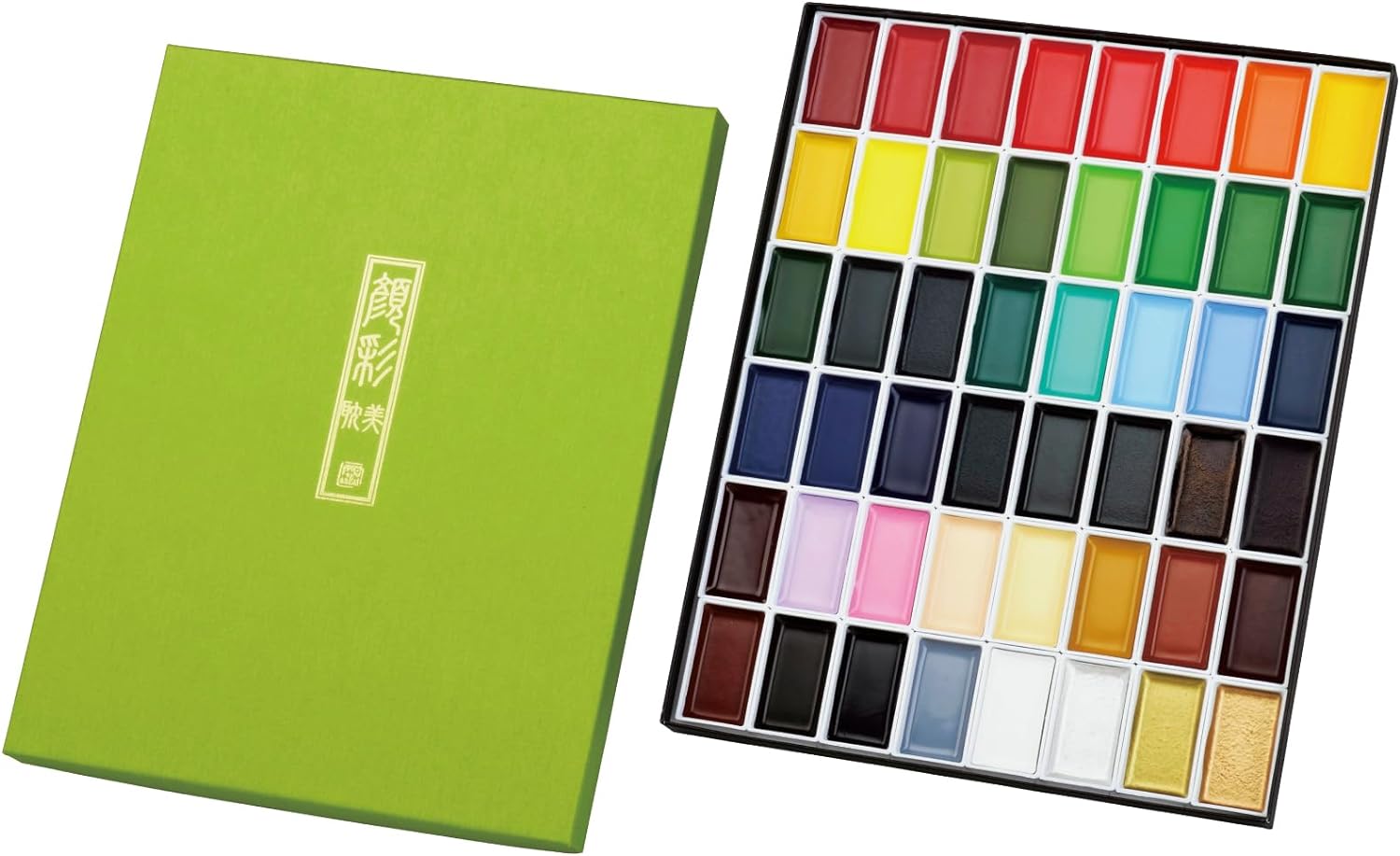 呉竹 絵の具 顔彩耽美 48色 MC20/48V