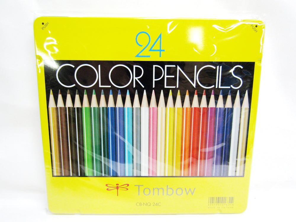 【トンボ鉛筆】【メール便対応】色鉛筆24色NQ CB-NQ24C