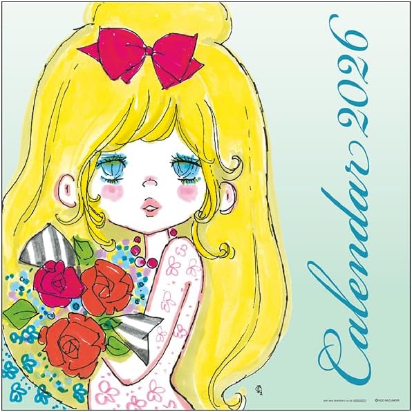 ウォールカレンダー L 水森亜土