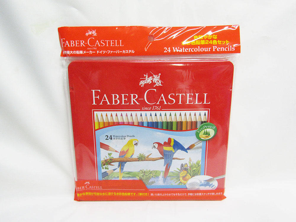 [Shachihata] Faber-Castell watercolor pencils 24 colors TFC-WCP/24C