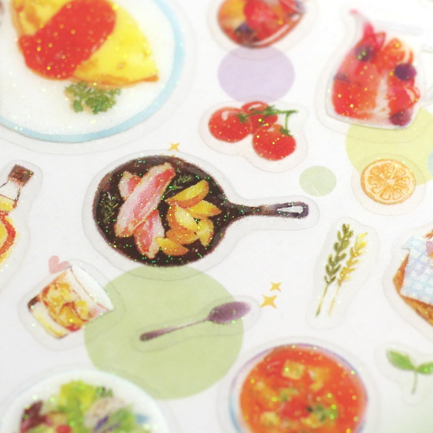 【パインブック】ぷくキラシール【洋食】ラメ入 t624012