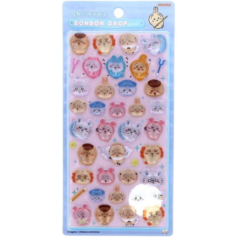 【サンスター文具】ボンボンドロップシール　ちいかわ　みんな　ポーズ