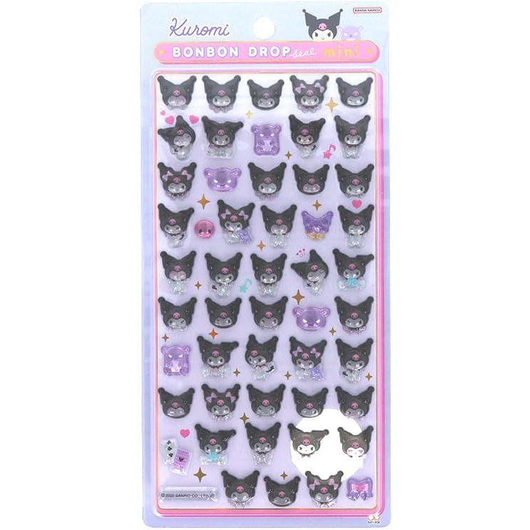 【サンスター文具】ボンボンドロップシール　ミニ　クロミ