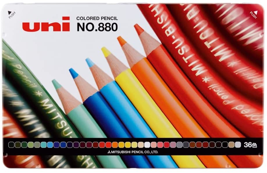 【三菱鉛筆】【メール便】色鉛筆880 36色 K88036CPN
