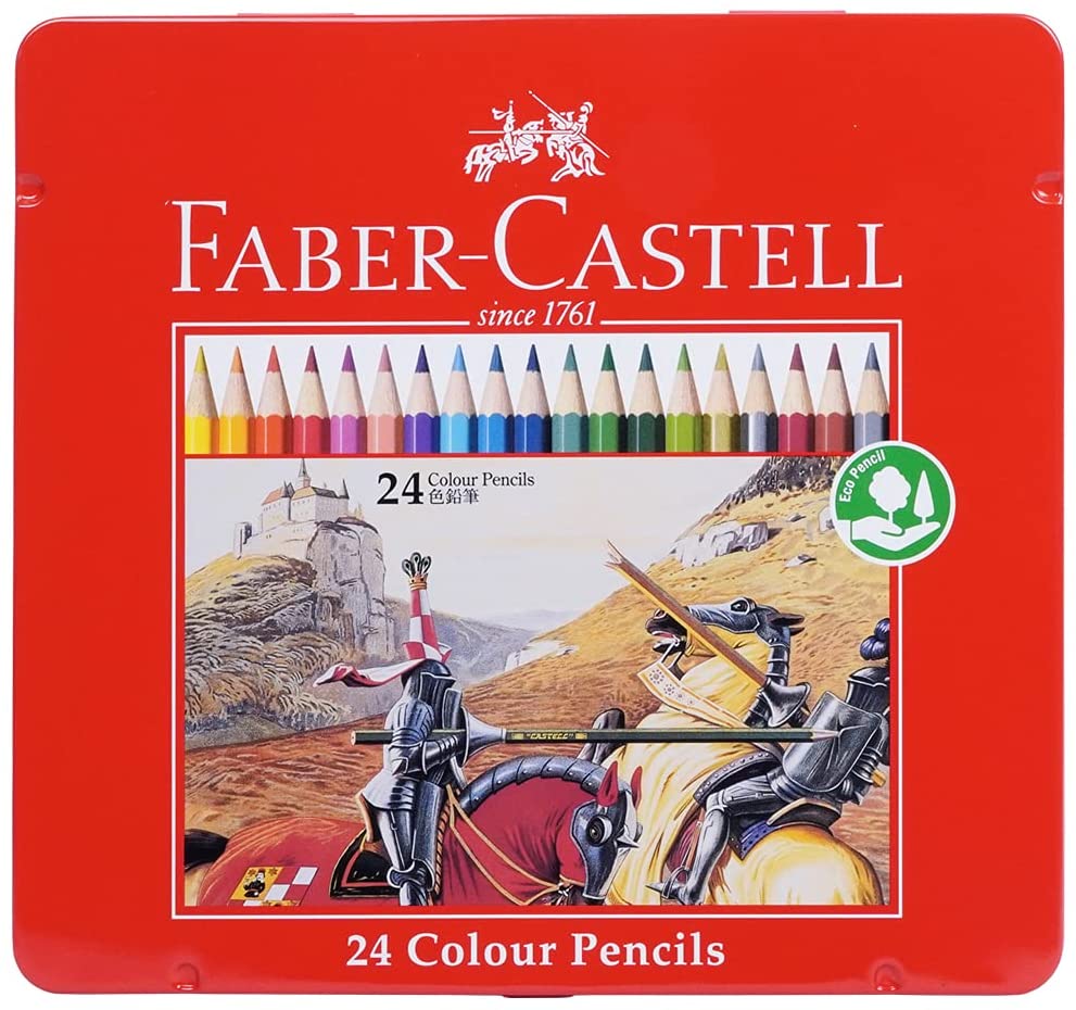 【シャチハタ】【メール便】ファーバーカステル色鉛筆 24色 TFC-CP24C