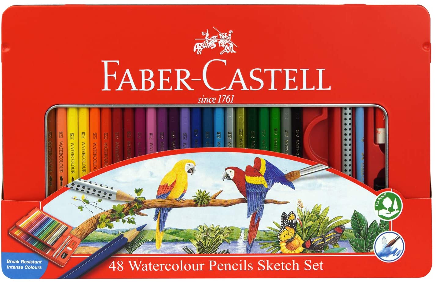 [Shachihata] [Mail] Faber-Castell watercolor colored pencils 48 colors TFC-WCP48C