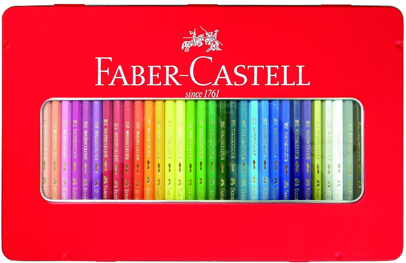 【シャチハタ】【メール便】ファーバーカステル 水彩 色鉛筆 36色 TFC-WCP36C