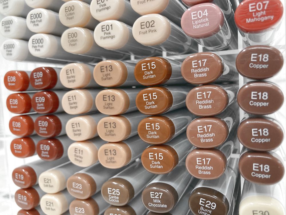 [Too] [Color selection formula] Copic sketch Single color E00 to E39 Earth colors can be selected